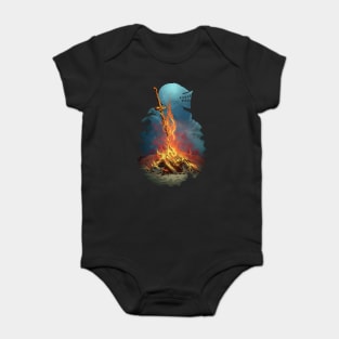 dark souls Baby Bodysuit